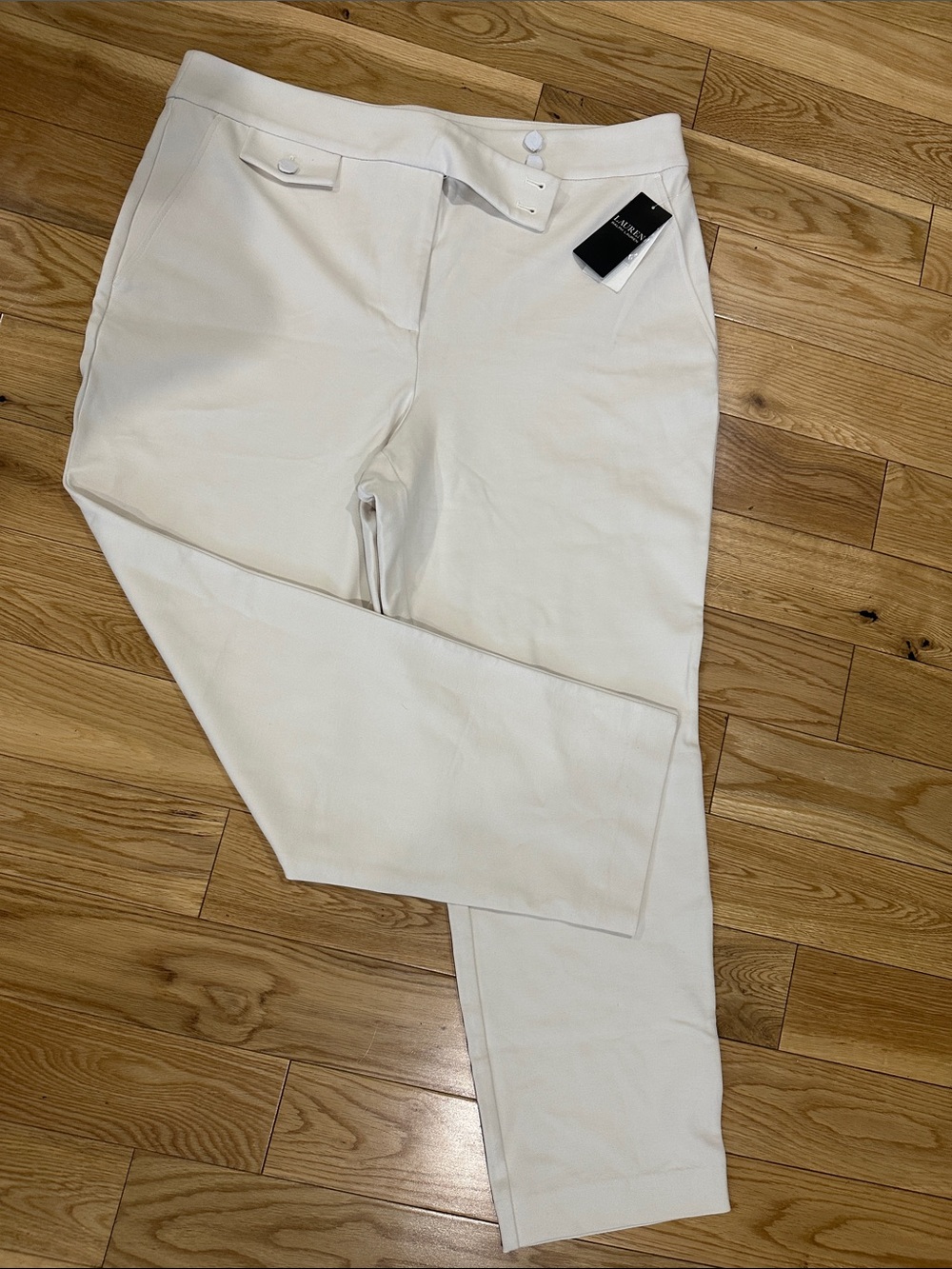 Lauren Ralph Lauren White Women's Pants